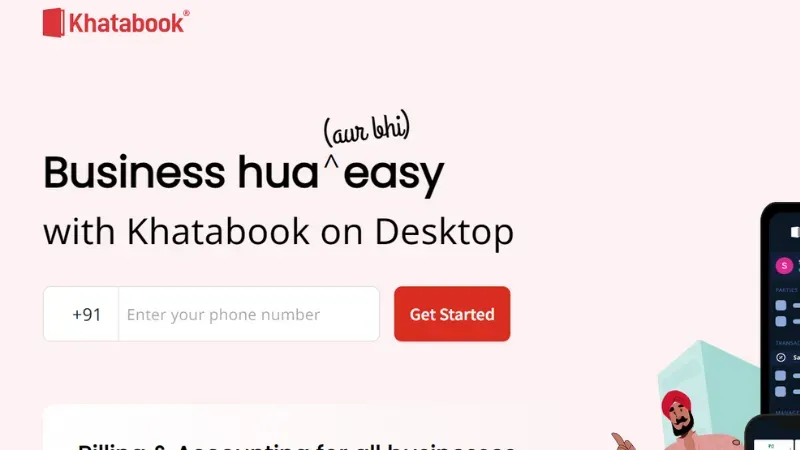 Bengaluru-based Khatabook is the fastest-growing Saas company founded by Ashish Sonone, Dhanesh Kumar, Vaibhav Kalpe, and Jaideep Poonia. It is a Digital Khata where they manage business. 