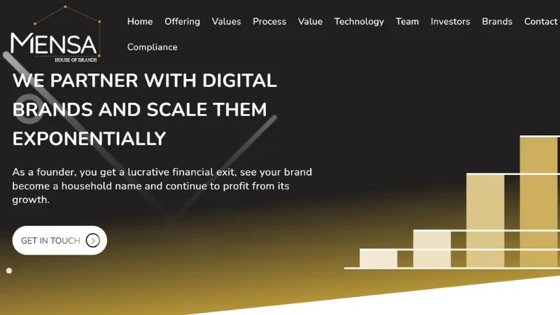 Mensa Brands is a Banglore-based financial service founded by Ananth Narayanan, Pawan Kumar Dasaraju, and Aniket Nikumb. The company's mission is to build global digital brands from India by partnering with some entrepreneurs.  