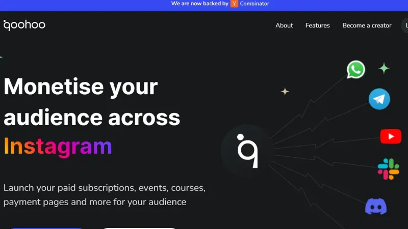 Qoohoo is a Bengaluru-based mobile application founded by Vimal Singh Rathore and Aseem Gupta. The Platform's mission is to the private community that focuses on monetization. 