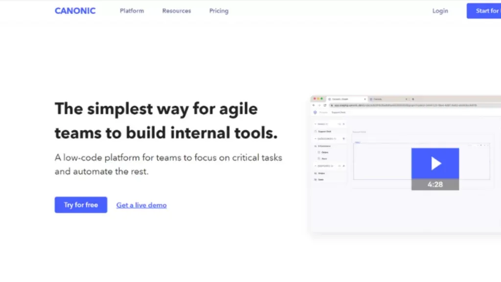 Canonic is a low-code API builder platform that helps builders build and host APIs with minimal coding. The Platform provides a very user-friendly interface that easily defines users' schema. It also offers backend and essential CRUD APIs. 