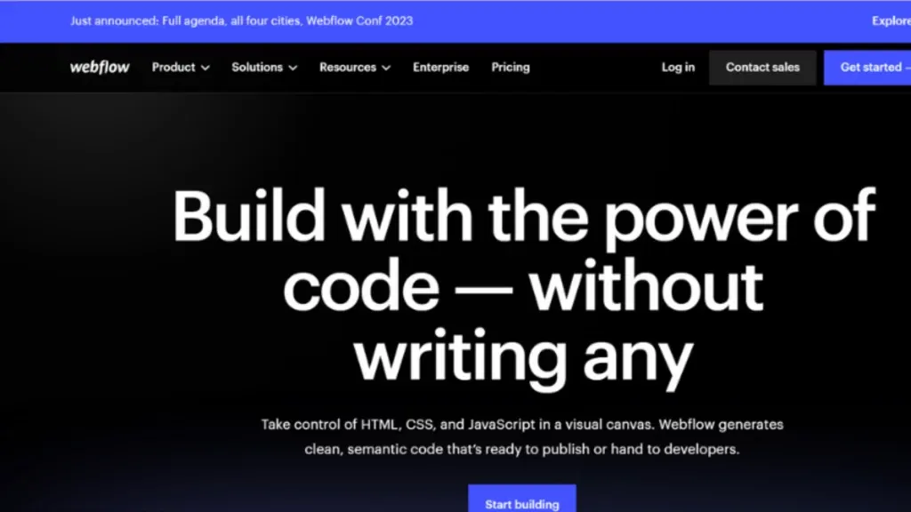 Webflow started as a website builder but later transformed into a versatile no-code solution that caters to the needs of designers, marketing professionals, and individuals without coding expertise. 
