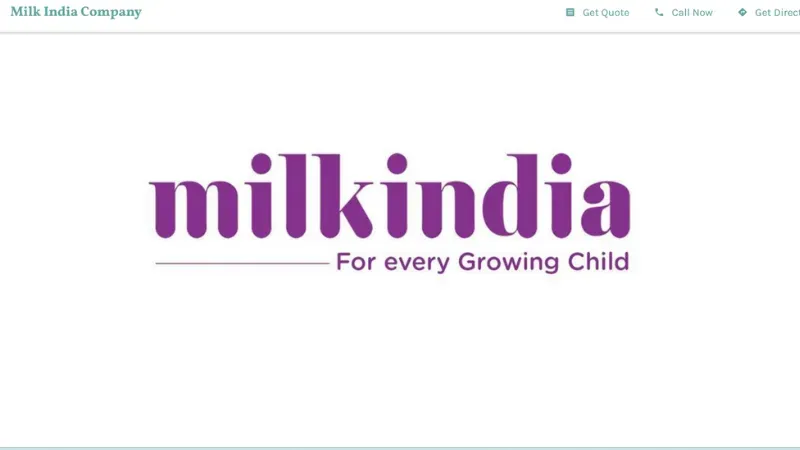 The Milk India Company - Zero processing involved to the client’s doorstep
