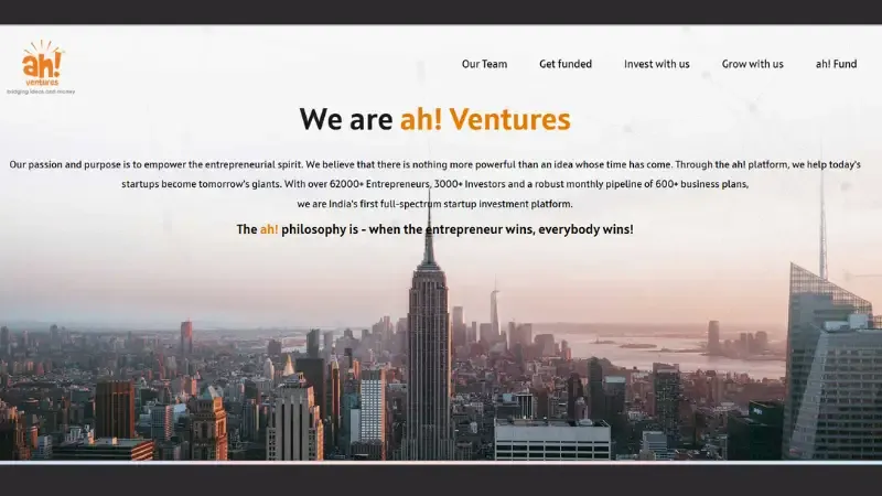Ah Ventures - Startup Investment Platform