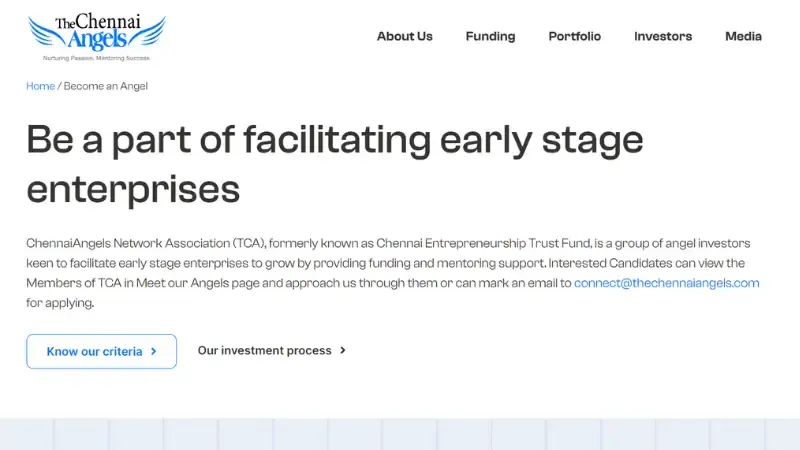 Chennai Angels - Chennai based angel investor