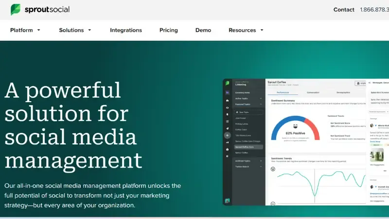 Sprout Social - A Brand management tool