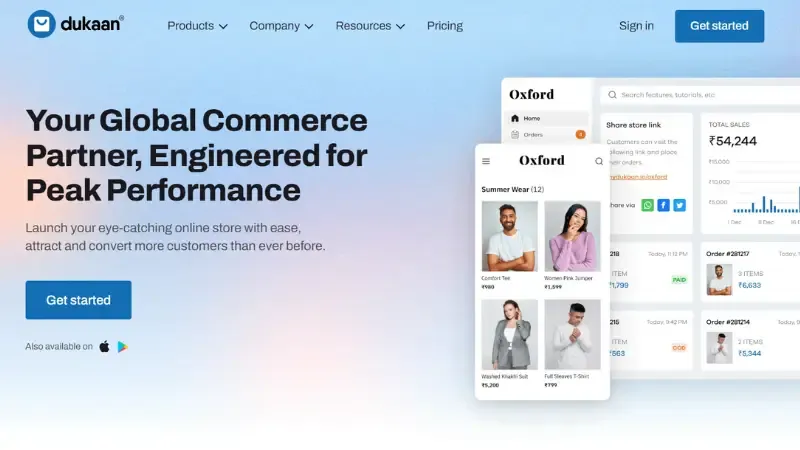 Dukaan - Bengaluru-based E-Commerce Platform