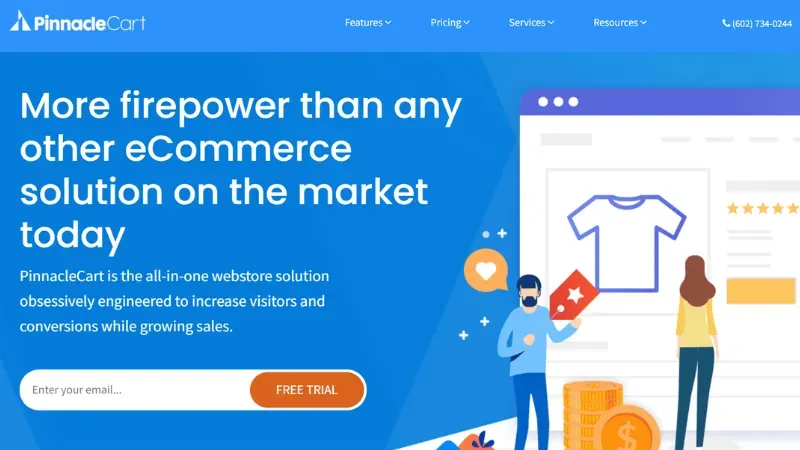 PinnacleCart - All in one webstore solution