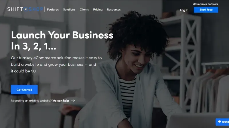Shift4Shop - E-commerce solution for building website