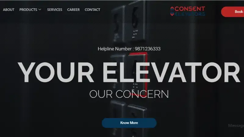 Consent Elevators was founded in 2015, for providing solutions related to Elevators. It is one of the highest-growing startups in India. The Platform especially help the middle class by providing solution related to the Elevators. 