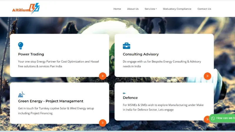 Top 10 Green Energy Startups in India | Altilium