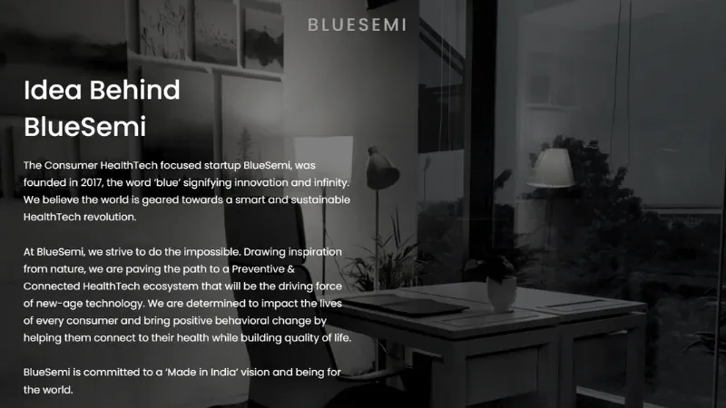 BlueSemi is a Wellness and Fitness Service, which provides revolution in connected customer-centric Health Tech.