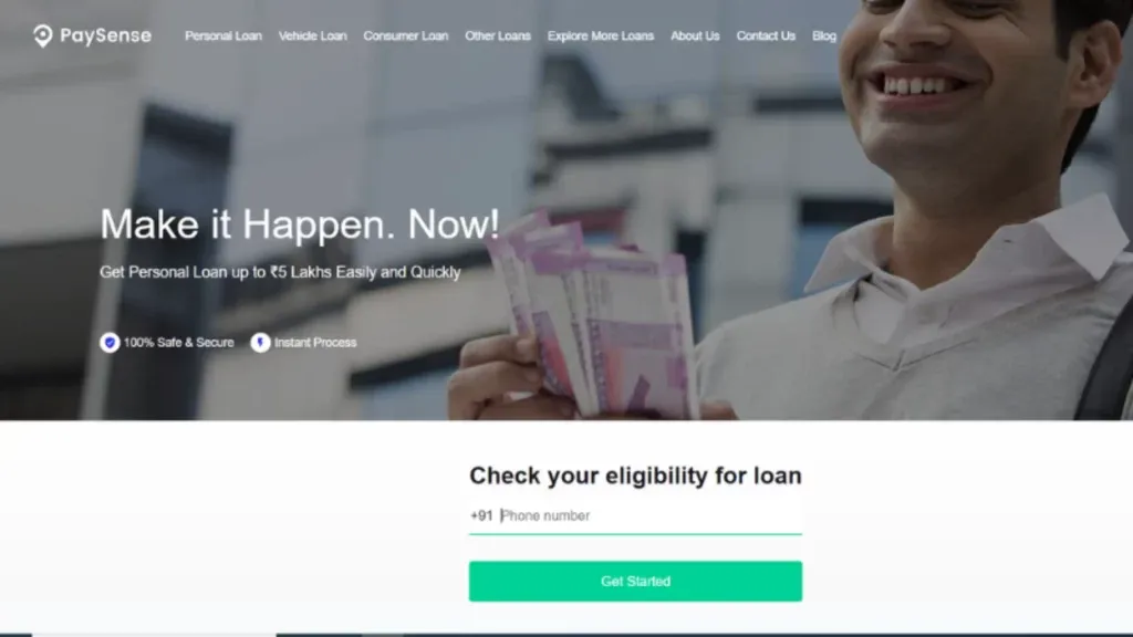 Working professionals can get short term personal loans from the app.
