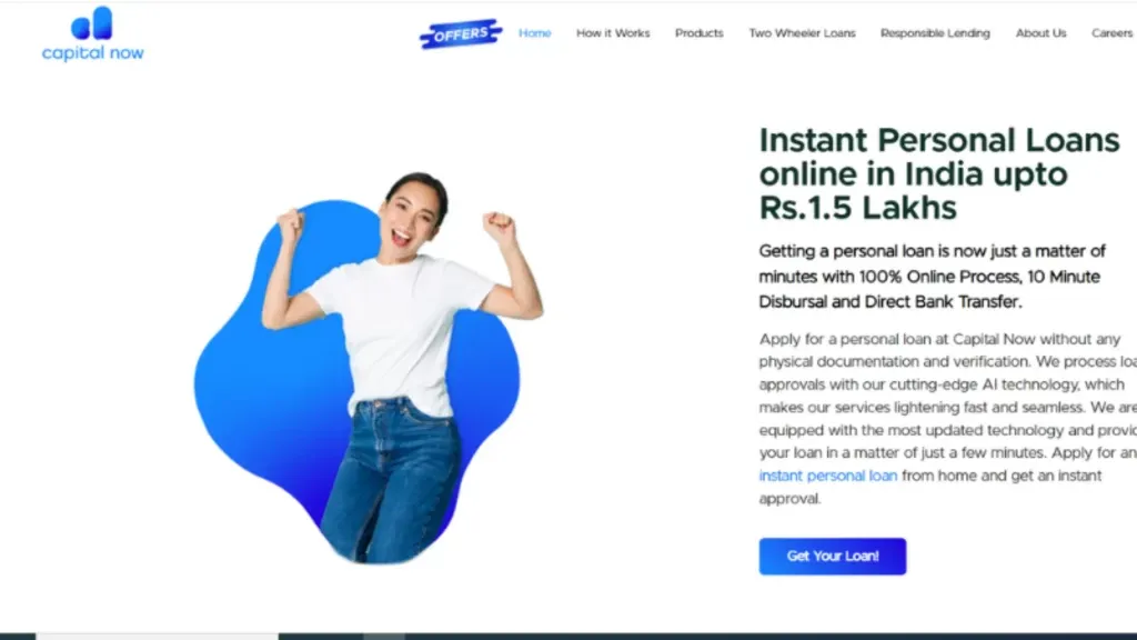 Capital Now provide unsecured loans up to Rs.1,50,000 with practical and affordable instalment options.