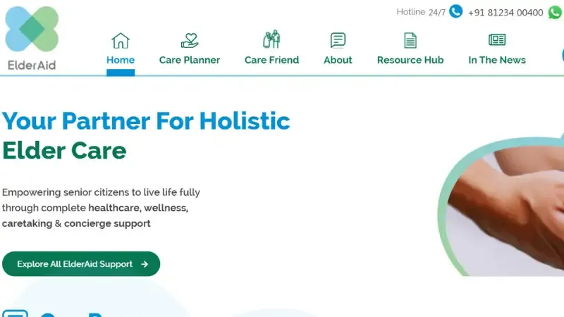 ElderAid Wellness - Care and Lifestyle Solutions Startup for Senior Citizens