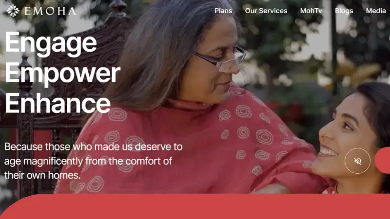 Emoha - Gurugram-based startup providing an app for senior citizens
