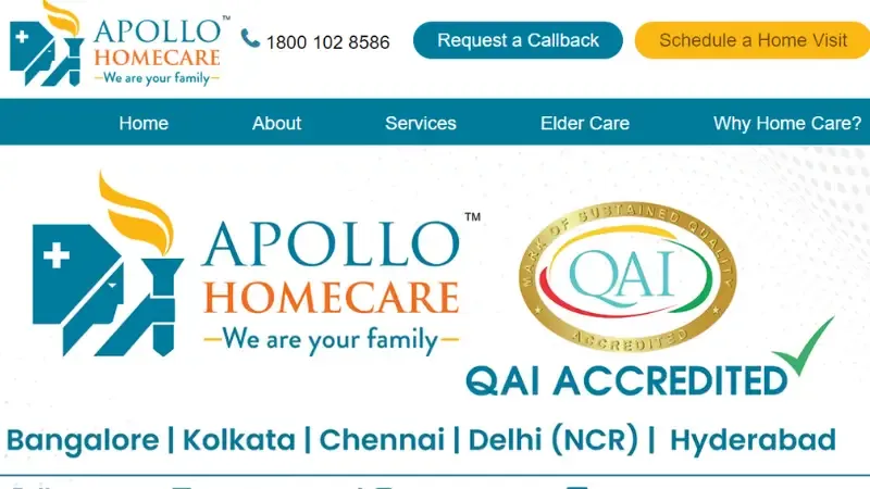 Top 10 Homecare Startups in India | Apollo Homecare