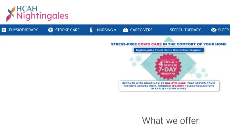 Top 10 Homecare Startups in India | Nightingales