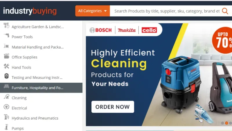 New Delhi-based Industrybuying is a  B2B e-commerce platform founded by Rahul and Swati Gupta.