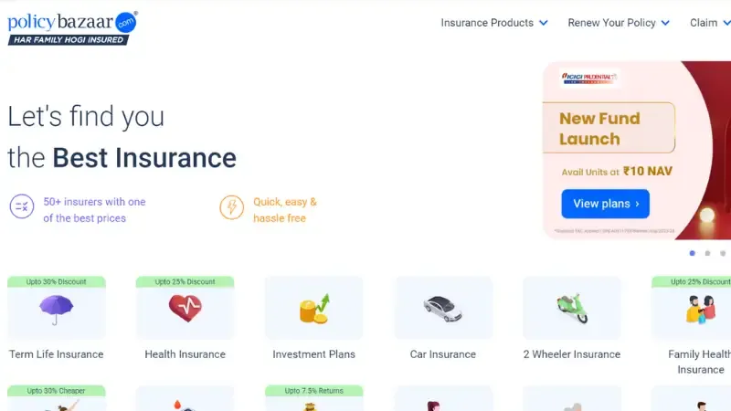 Yashish Dahiya, Avnish Nirjar and Alok Bansal launched this global fintech startup in 2008. One of the top fintech businesses in India, policybazaar has its headquarters and Gurgaon and offers people of variety of insurance options. 