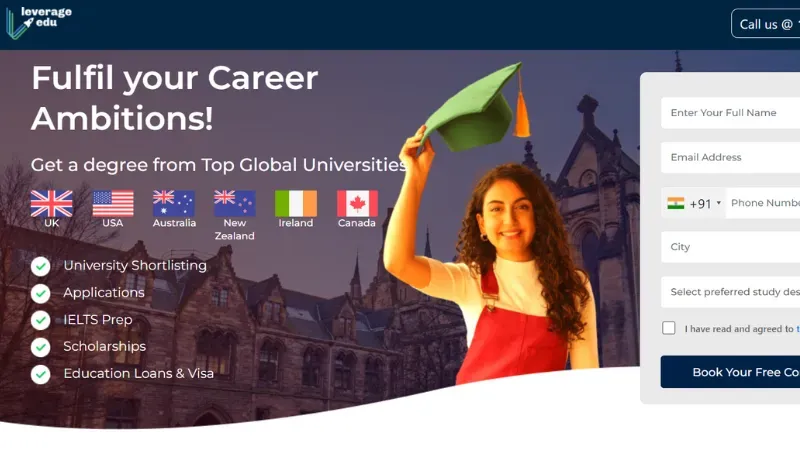 Leverage Edu is an ed-tech platform founded by Akshay Chaturvedi and Aman Arora in 2017. The platform helps students gain admission to higher education.