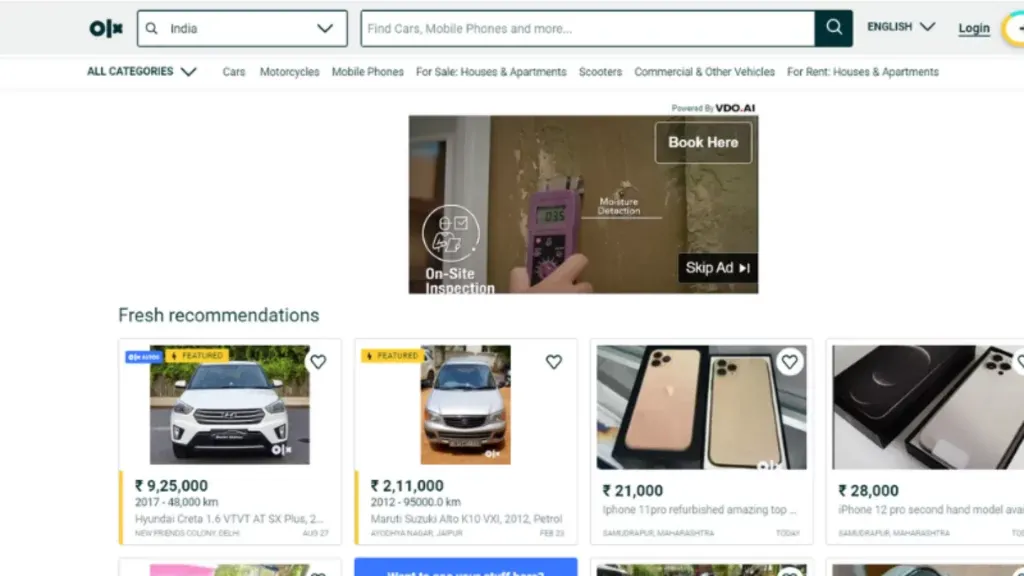 OLX is one of the famous reselling platforms founded in 2006, It is one of the best reseller applications. 