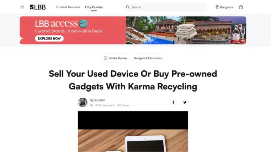 One of the biggest trades in operators and distributors of mobile devices in India is karma recycling, which has its headquarters in Delhi.