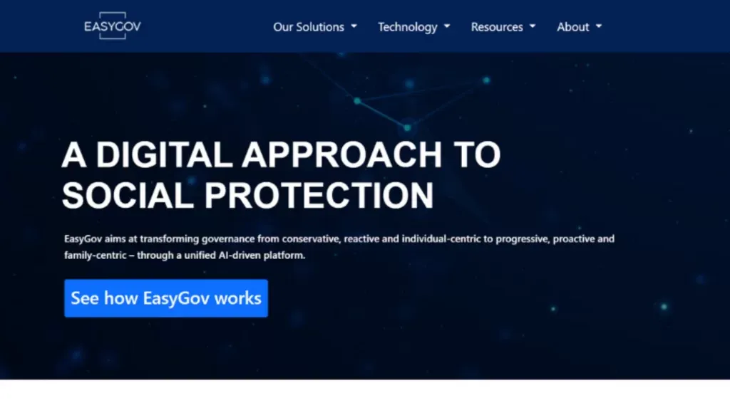 EasyGov is a Govtech platform founded by Amit Shukla in 2015. It is the first GovTech startup in India that works for social protection. 