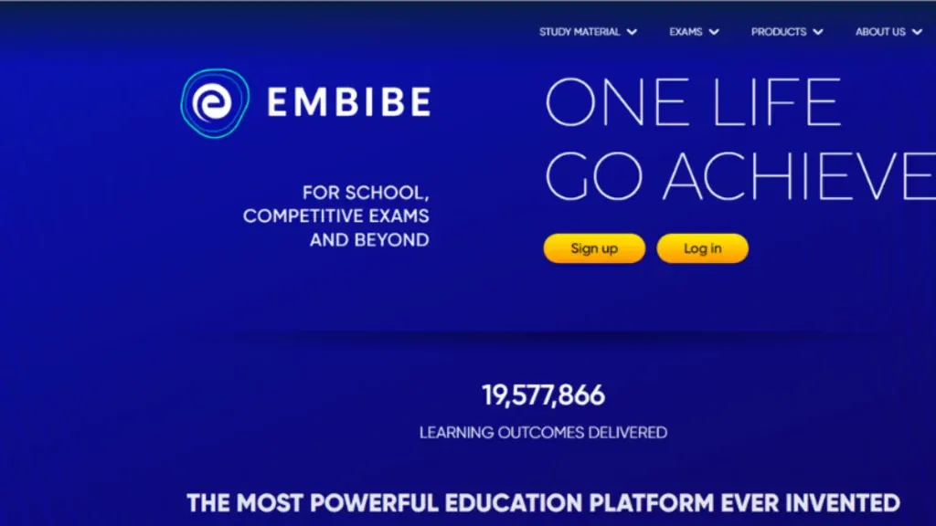 Embibe is an Edtech platform founded by Aditi Avasthi in 2012. The Platform provides educational services by using AI. The Platform helps students to crack competitive exams  JEE and NEET or high school subjects. 