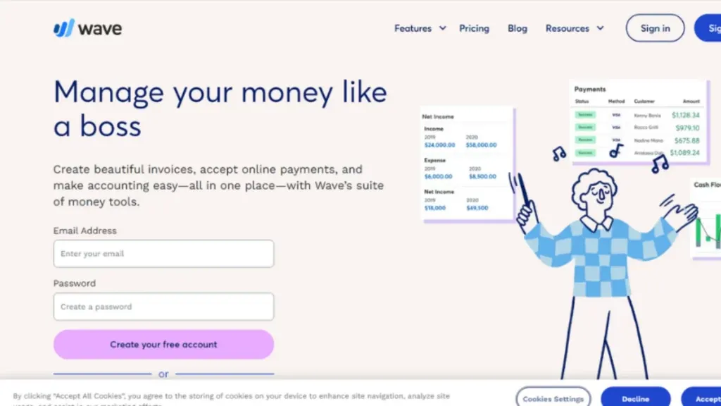 Wave - Solves finance-related problems