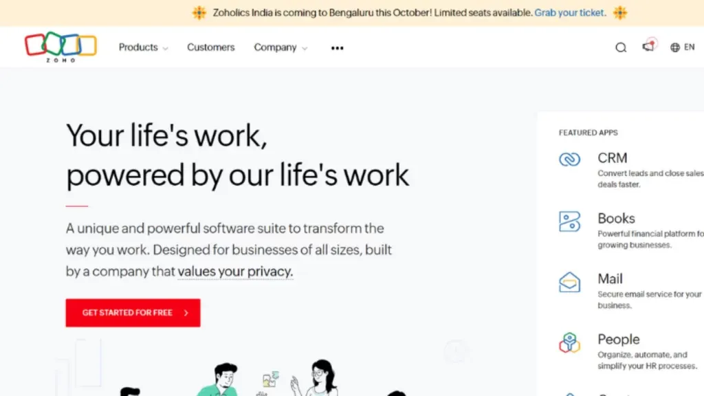 Zoho - Best user-friendly billing and invoicing software