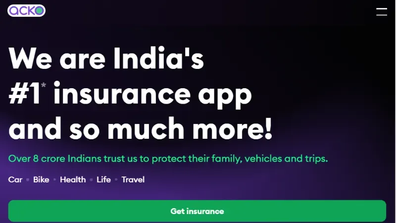 Acko - General Insurance Company in India