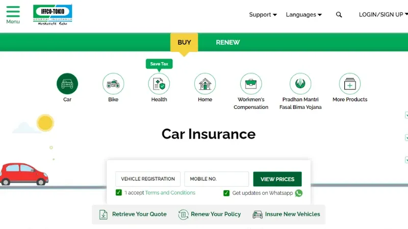 IFFCO Tokio General Insurance - Multiple Types of Insurance