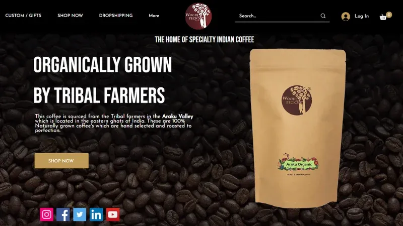Founded in 2015 Woodi Peck's is a Bangalore-based coffee startup that offers the best of Indian Coffee worldwide directly from planters.