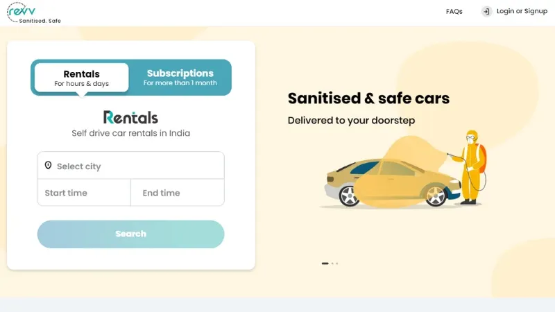 Revv is a Haryana-based car rental startup founded by Anupam Agarwal and Karan Jain in 2015.