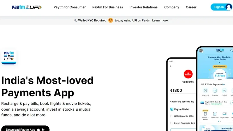 Paytm - Most Valuable Startups in India