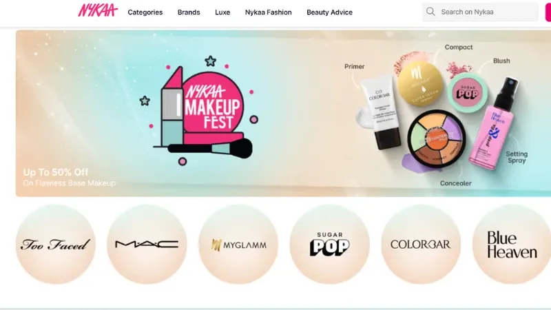 Nykaa - Most Valuable Startups in India