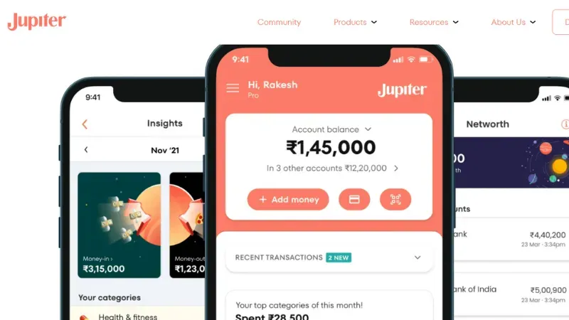 Top 10 Neo Bank Startups in India | Jupiter