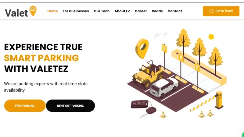 Top 10 Parking Tech Startups in India | Valet EZ