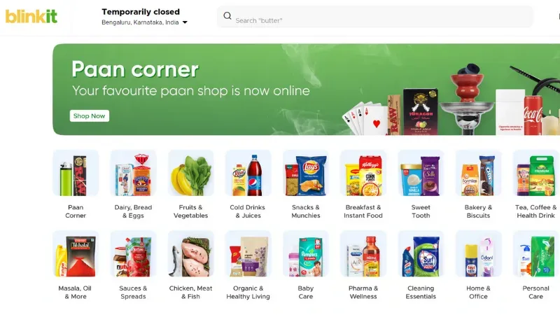 Blinkit - Retail Startups in India