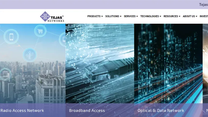 Tejas Network is a Banglore-based Telecom Company founded in 2000.