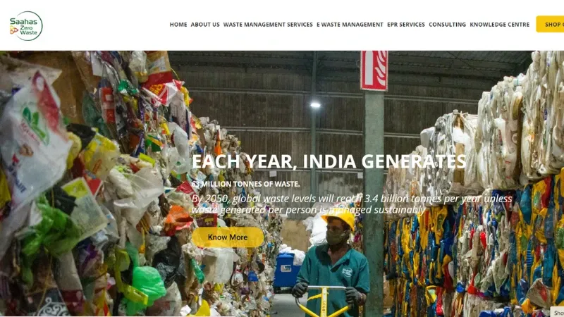 Top 10 Waste Management Startups in India | Saahas Zero Waste