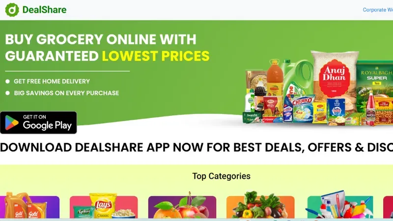 Top 12 Ecommerce Unicorns in India | DealShare