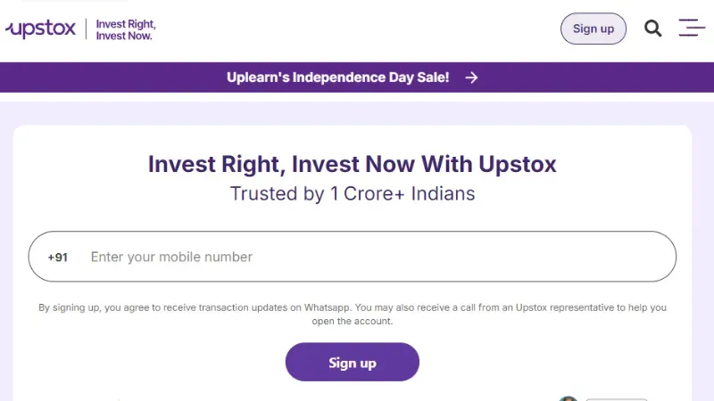 Upstox - First Discount Broking Firm in India