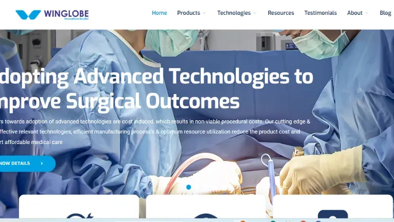 Winglobe Healthcare - Bengaluru-based medical manufacturing device company