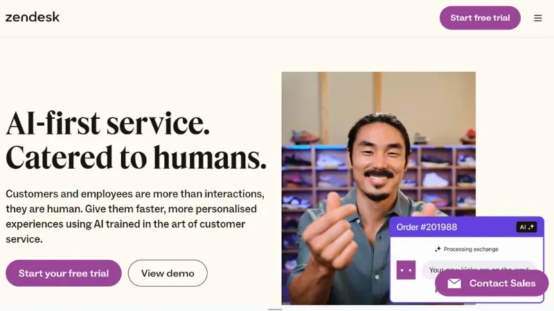 Zendesk - Complete customer service solution for the AI era