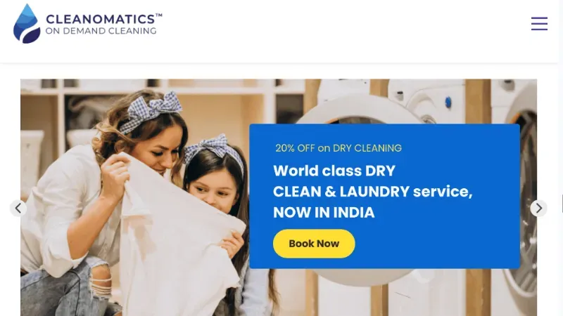 Cleanomatics - Laundry Tech Startups in India