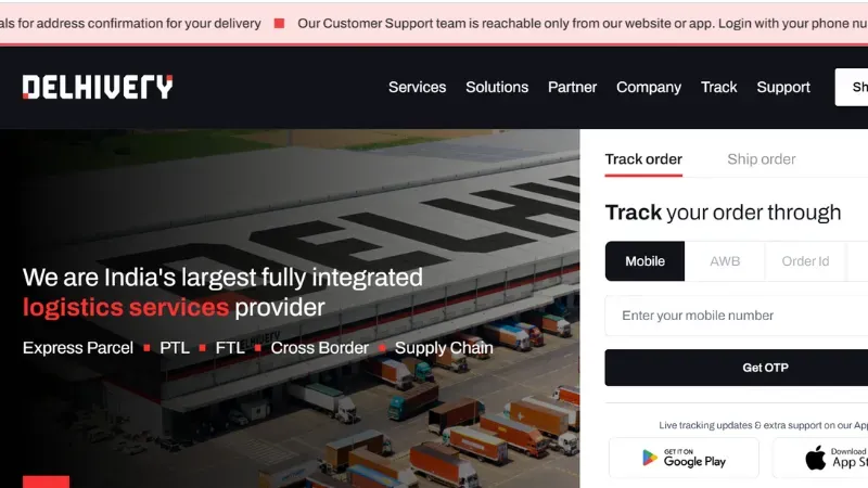Delhivery -An Logistics Provider