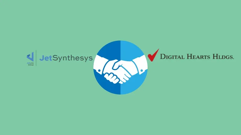 JetSynthesys, a company focused on digital and technology, has teamed up with Digital Hearts Holdings (DHH), a Japanese company. Under the terms of the agreement, DHH will invest in JetSynthesys Japan, and JetSynthesys Japan will use DHH's experience in marketing, customer service, and quality assurance to produce goods for a worldwide market. 