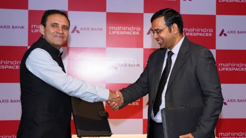 The real estate and infrastructure development division of the Mahindra Group, Mahindra Lifespace Developers Limited (MLDL), today announced a partnership with Axis Bank, one of the biggest private sector banks in India. All Mahindra Lifespaces clients can now obtain house loans at competitive interest rates, which are 0.25% lower than the going rates, thanks to this agreement.