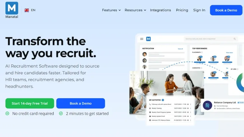 Manatal - Next-Generation Recruitment Software
